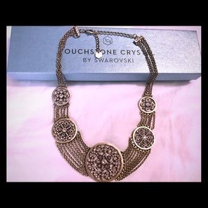 angelique Collar Necklace ~ Touchstone crystal